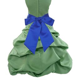 Shahina Fashion Girls Solid Satin Bow Detailed Balloon Dress-image-75