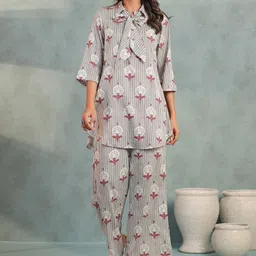 GILLORI Printed Kurta Palazzo Set-40