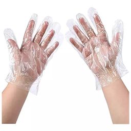 Ladwa Disposable Gloves for Food Service, Cooking, Cleaning, Hair Coloring Transparent Standard Size, LSI-THG-100 (Pack of 100 Pair)-image-11