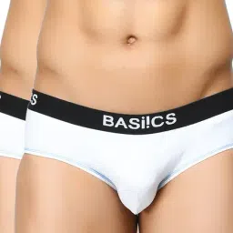 BASIICS by La Intimo White & Black Printed Briefs (Pack of 2)-picture-32