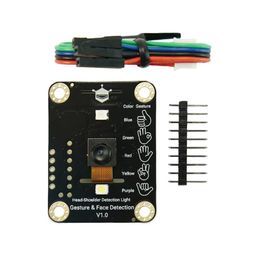 DFRobot Gravity Offline Edge AI Gesture and Face Detection Sensor – 5 Gestures, 10 Faces, 3m (Arduino/ RPi/ ESP32) image 3