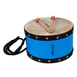 Music People Kids Wooden Hand Drum Dhol With Pair of Strikers Blue-picture-10