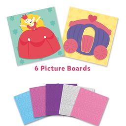 Skillmatics Art Activity Fun with Foam No Mess Sticker Art 6 Unicorn & Princess Themed Pictures - Multicolour image 2