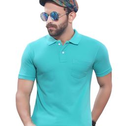 KUNDAN Men Polo Collar Pure Cotton T-shirt-image-91