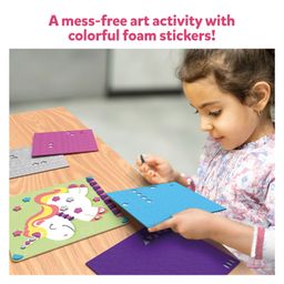 Skillmatics Art Activity Fun with Foam No Mess Sticker Art 6 Unicorn & Princess Themed Pictures - Multicolour image 3