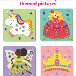 Skillmatics Art Activity Fun with Foam No Mess Sticker Art 6 Unicorn & Princess Themed Pictures - Multicolour image 4