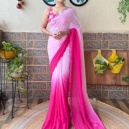 DIVASTRI Ombre Embroidered Saree-picture-45