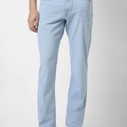 VAN HEUSEN DENIM LABS Men Regular Fit Mid-Rise Clean Look Cotton Non Stretchable Jeans-picture-28