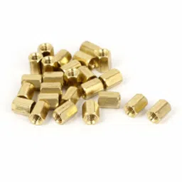 M3 X 5 mm Female to Female Brass Hex Threaded Pillar Standoff Spacer - 10 Pieces pack-image-32