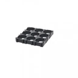 3 X 3 18650 Battery Holder with 18.5mm Bore Diameter-18