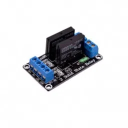2 Channel 5V Relay Module Solid State High Level SSR DC Control 250V 2A with Resistive Fuse-1