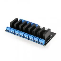 8 Channel 12V Relay Module Solid State Low Level SSR DC Control 250V 2A with Resistive Fuse-3