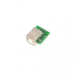 USB Type-B Female Head to DIP 4 pin Breakout PCB Module-18