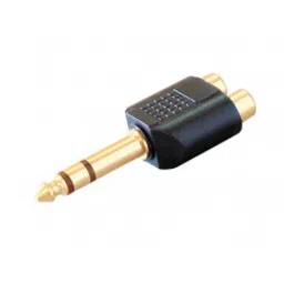 MX 6.35mm P-38 Stereo Male Plug To MX 2 RCA Female Connector Gold Plated (MX-558)-15