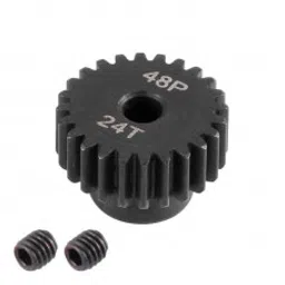 48P 24T 3.17mm Shaft Steel Pinion Gear For RC Hobby Motor Gear 1 / 10th SCT Monster-31