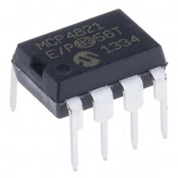 MCP4821 12 Bit Voltage Output Digital to Analog Converter (DAC) with SPI Interface IC DIP-8 Package-1