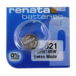 Renata 321 SR616SW (Original) 1.55V 15mAh Silver Oxide Button Cell Battery-image-95