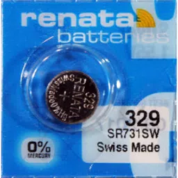 Renata 329 SR731SW (Original) 1.55V 37mAh Silver Oxide Button Cell Battery-image-56