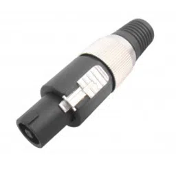 MX 4 Pin MIC and Speaker Male Plug Connector Speakon Type Metal Housing (MX-2972)-17