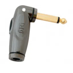 MX P-38 Mono Male Connector Right Angle with Circuit Breaker On-Off Switch Gold Plated Crystal Heavy Duty For 6mm Cable (MX-3371)-18