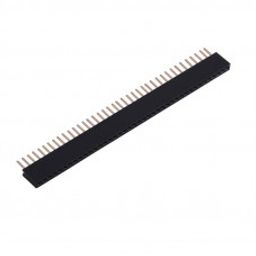 1x40 Pin 2.54mm Pitch Female Berg Strip Connector - Break Away Header - Straight-10