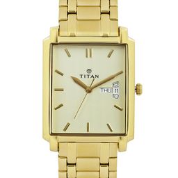 Titan Men Muted Gold-Toned Dial Watch NF1506YM02-image-97