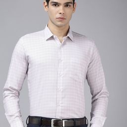 Van Heusen Slim Fit Checked Formal Shirt-image-57