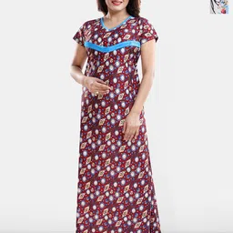 Be You Printed Maxi Nightdress-image-62