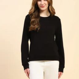 Global Republic Black Solid Sweatshirt-image-52