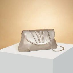 Forever Glam by Pantaloons Gun Metal Embellished Small Handbag-picture-34