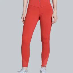 Puma Red Self Pattern Sports Tights-image-47
