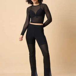 Color Capital Black Slim Fit Crop Top-image-95