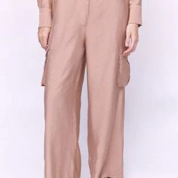 Cover Story Beige Mid Rise Regular Fit Trousers-image-56