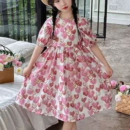 LULU & SKY Floral Print Fit & Flare Dress-picture-41