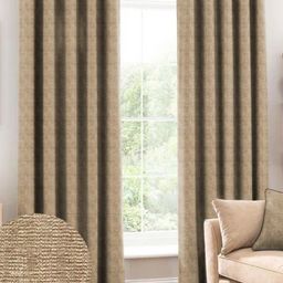 CASABLEU Brown Set of 2 Door Curtain-image-2