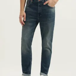 United Colors of Benetton Blue Cotton Blend Low Crotch Jeans-picture-15