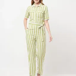Crimsoune Club Green Striped Jumpsuit-picture-19