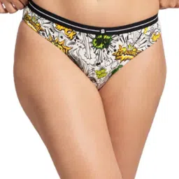 The Souled Store White Printed Hipster Panty-image-27