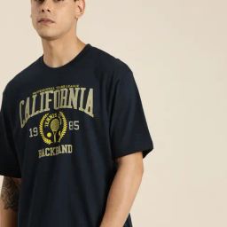 Dillinger Navy Cotton Crew T-Shirt-picture-30