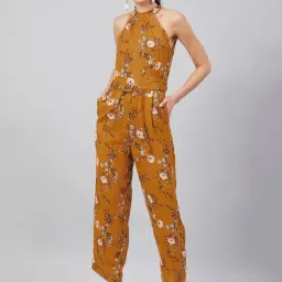 Marie Claire Mustard Printed Jumpsuit-picture-26