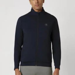 Van Heusen Navy Regular Fit Jacket-picture-2