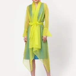 Lela Yellow Full sleeves Shrug-15