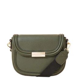 Accessorize London Khaki Solid Medium Sling Handbag-picture-45