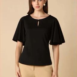 Allen Solly Black Regular Fit Top-image-97