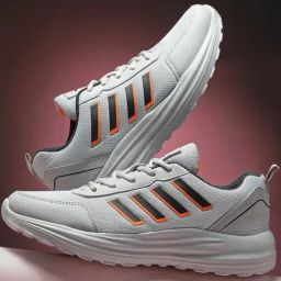 Asian Men's White & Black Casual Sneakers-picture-37