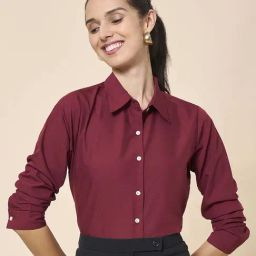 Style Quotient Maroon Regular Fit Shirt-picture-26