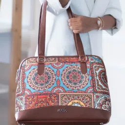 ZOUK Multicolor Mandala Print Printed Tote Handbag image 2