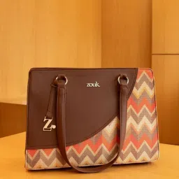 ZOUK Tidal Wave Printed Tote Handbag image 2