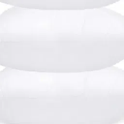 BIANCA Fluffy Micro-Fiber Cushion Insert-Filler -3pc 14 X 14 (allergy guard) solid-white image 2
