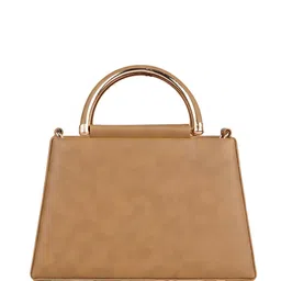 LADY QUINTON Solid PU Structured Handheld Bag image 5